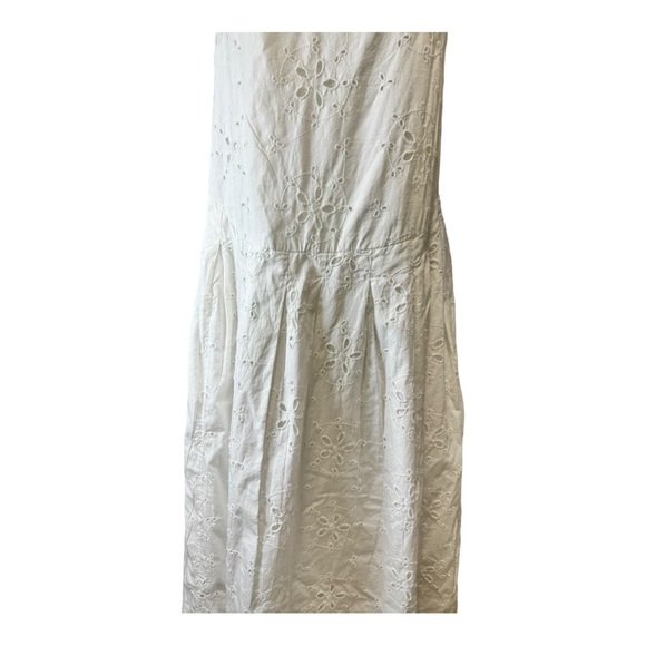 NWOT Free People Primavera Cotton Eyelet Midi Sundress.  Size L - Picture 5 of 15